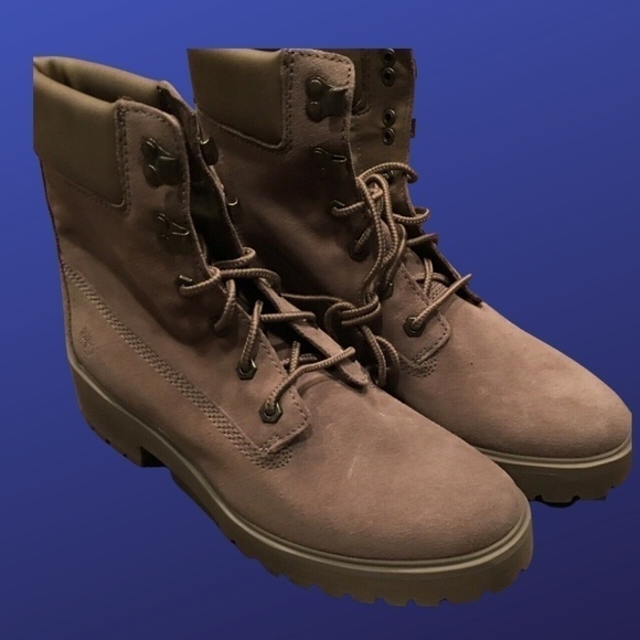 TIMBERLAND 6 in. Premium TAUPE Nubuck Boot Women’s Size 10 - Picture 4 of 5